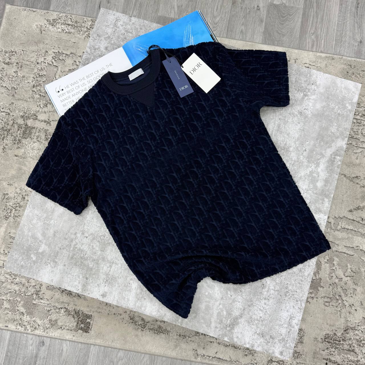 CD OBLIQUE TSHIRT - NAVY