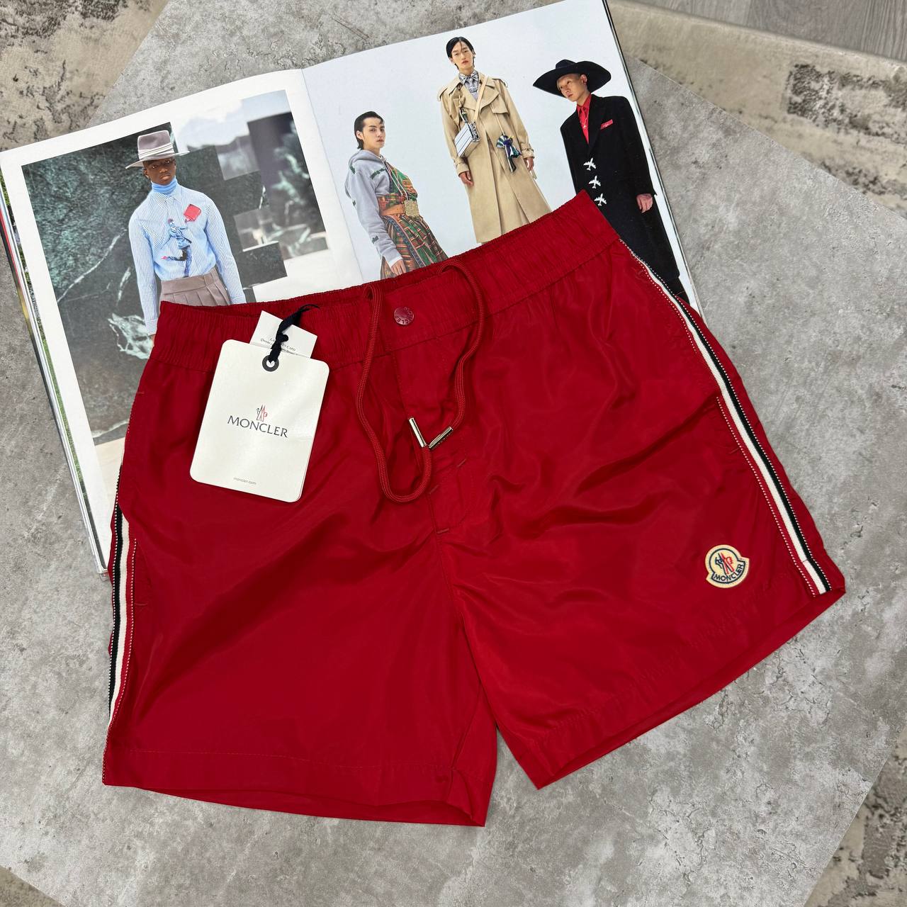 MNCLR SWIM SHORTS - RED