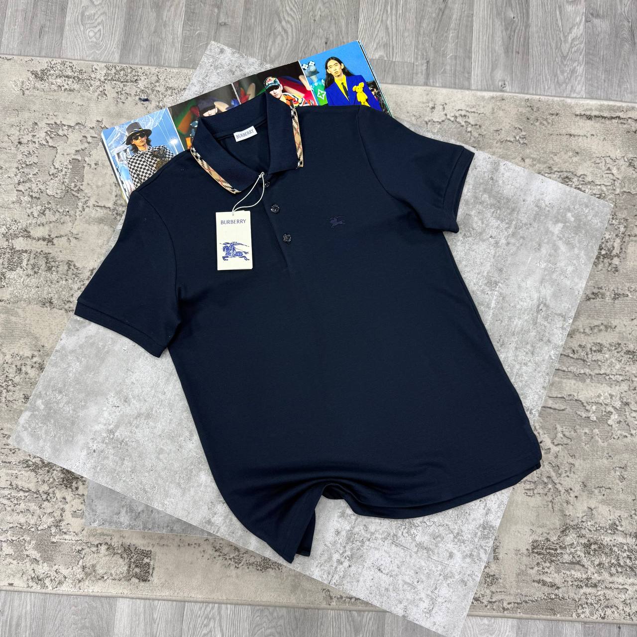 BBR COTTON POLO - NAVY