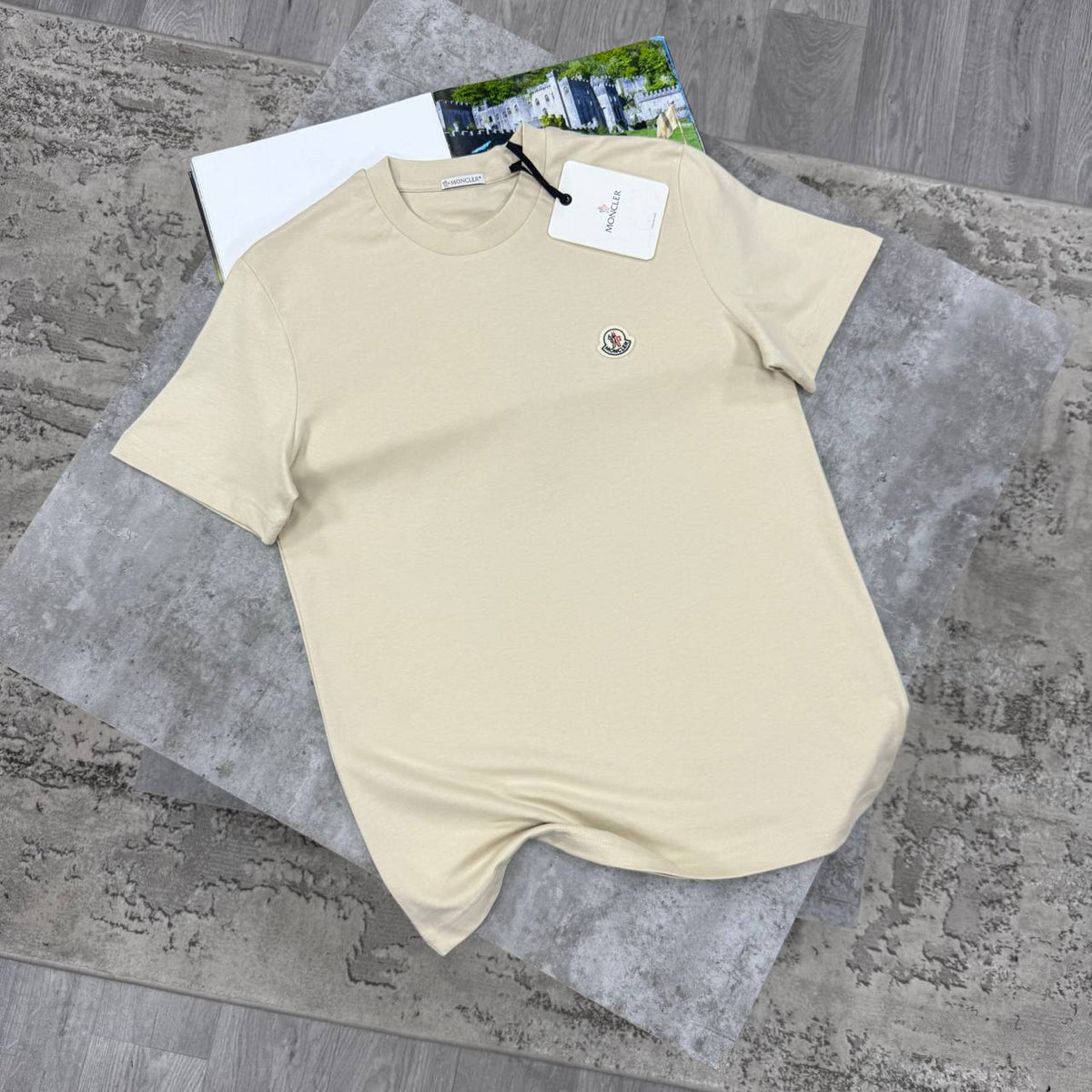 MNCLR LOGO T SHIRT - BEIGE