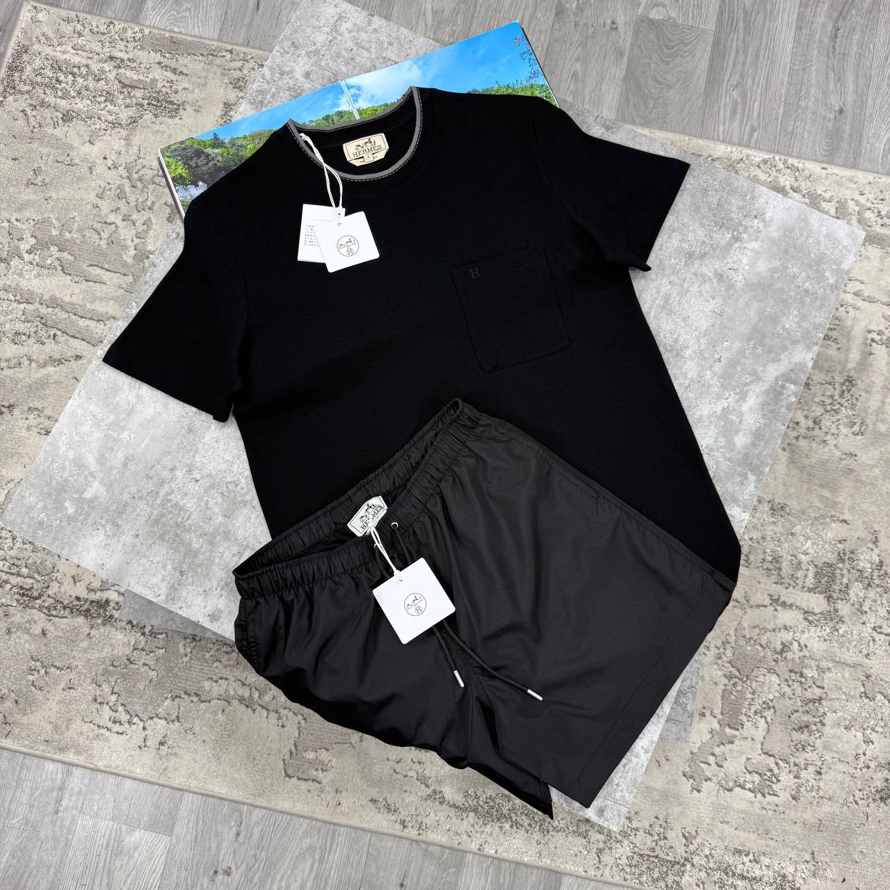 H SHORT SETS - BLACK