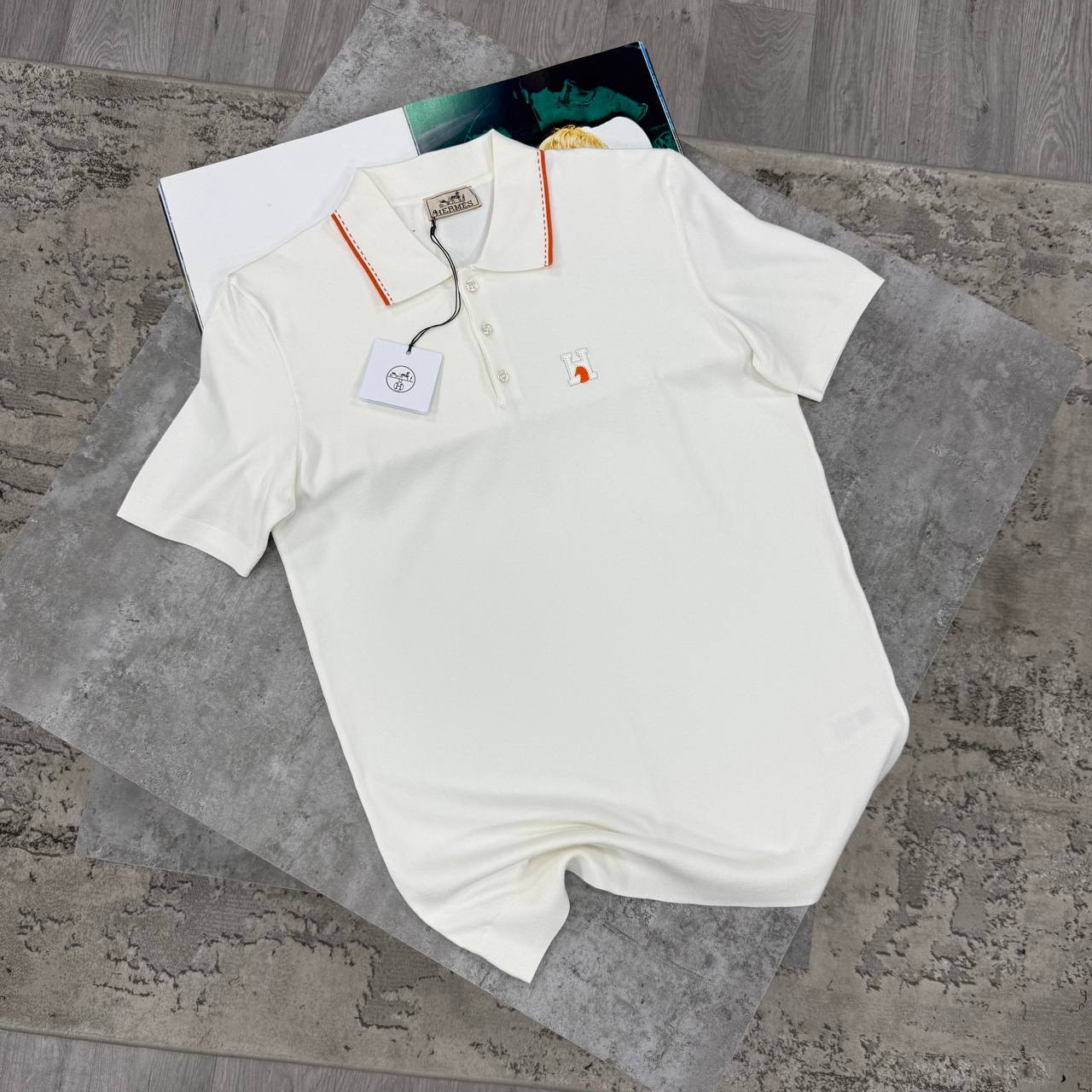 H POLO - WHITE