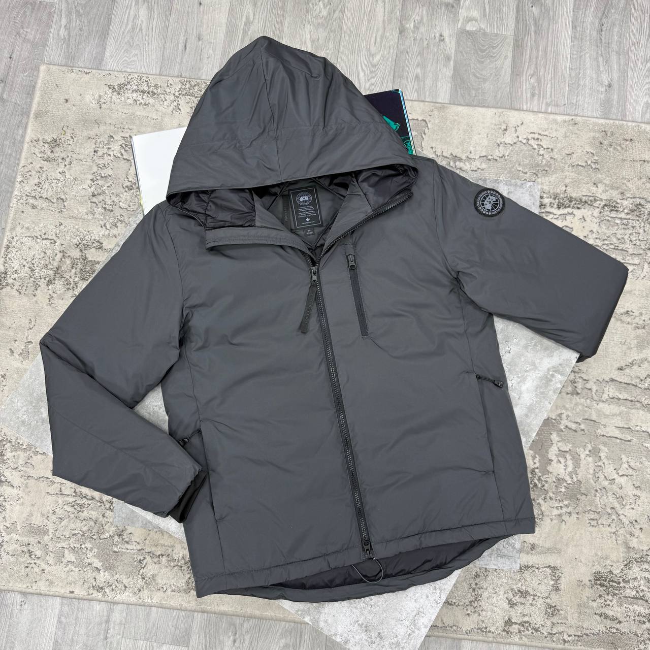 CG LODGE HOODIE JACKET - ANTHRACITE