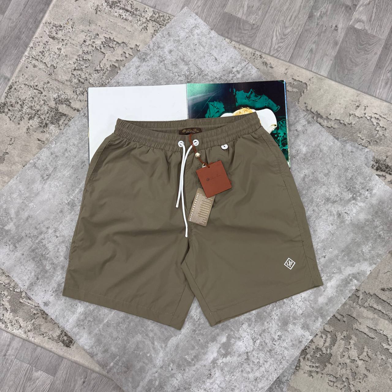 LORO SWIM SHORTS - OLIVE