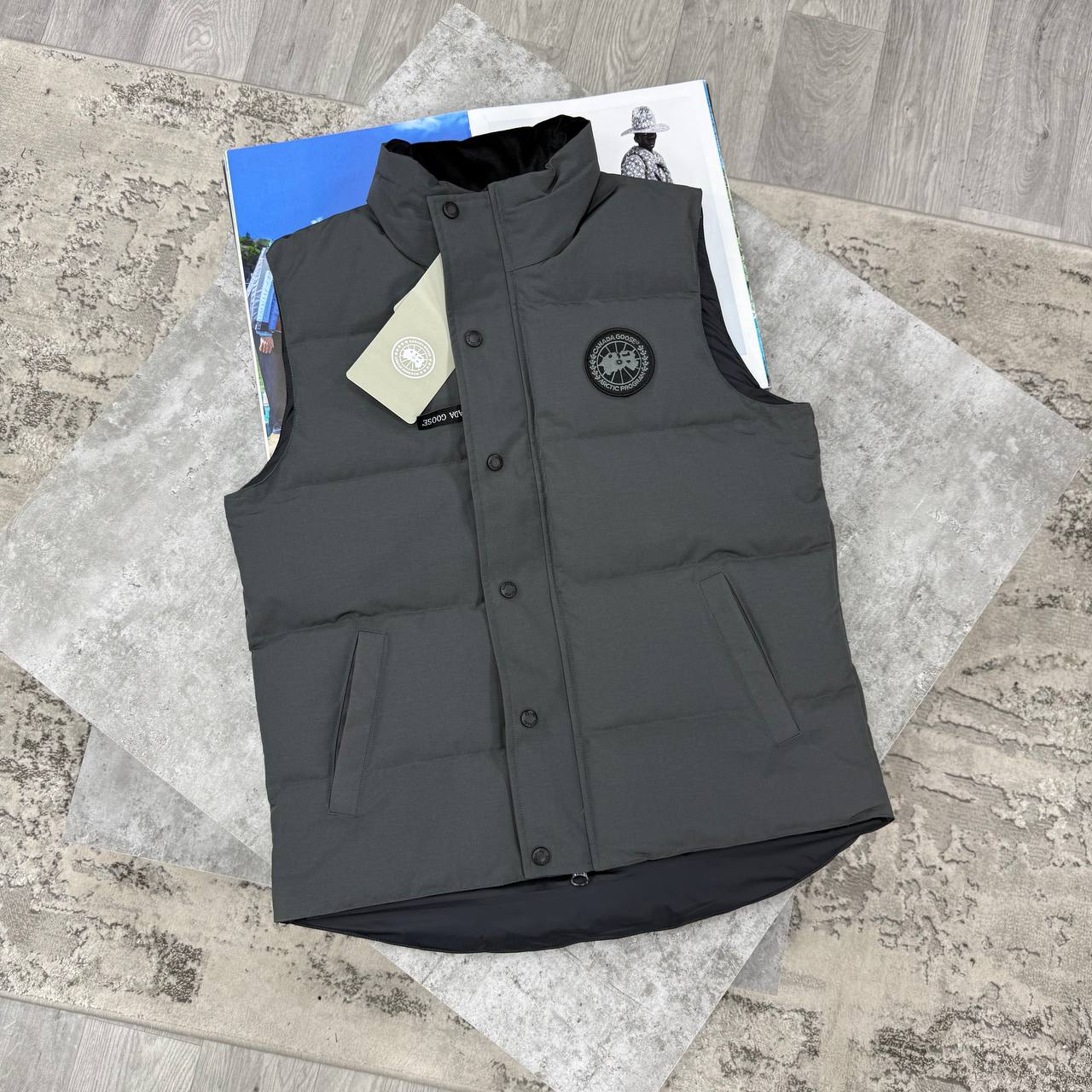 CG BLACK LABEL GILET - ANTHRACITE