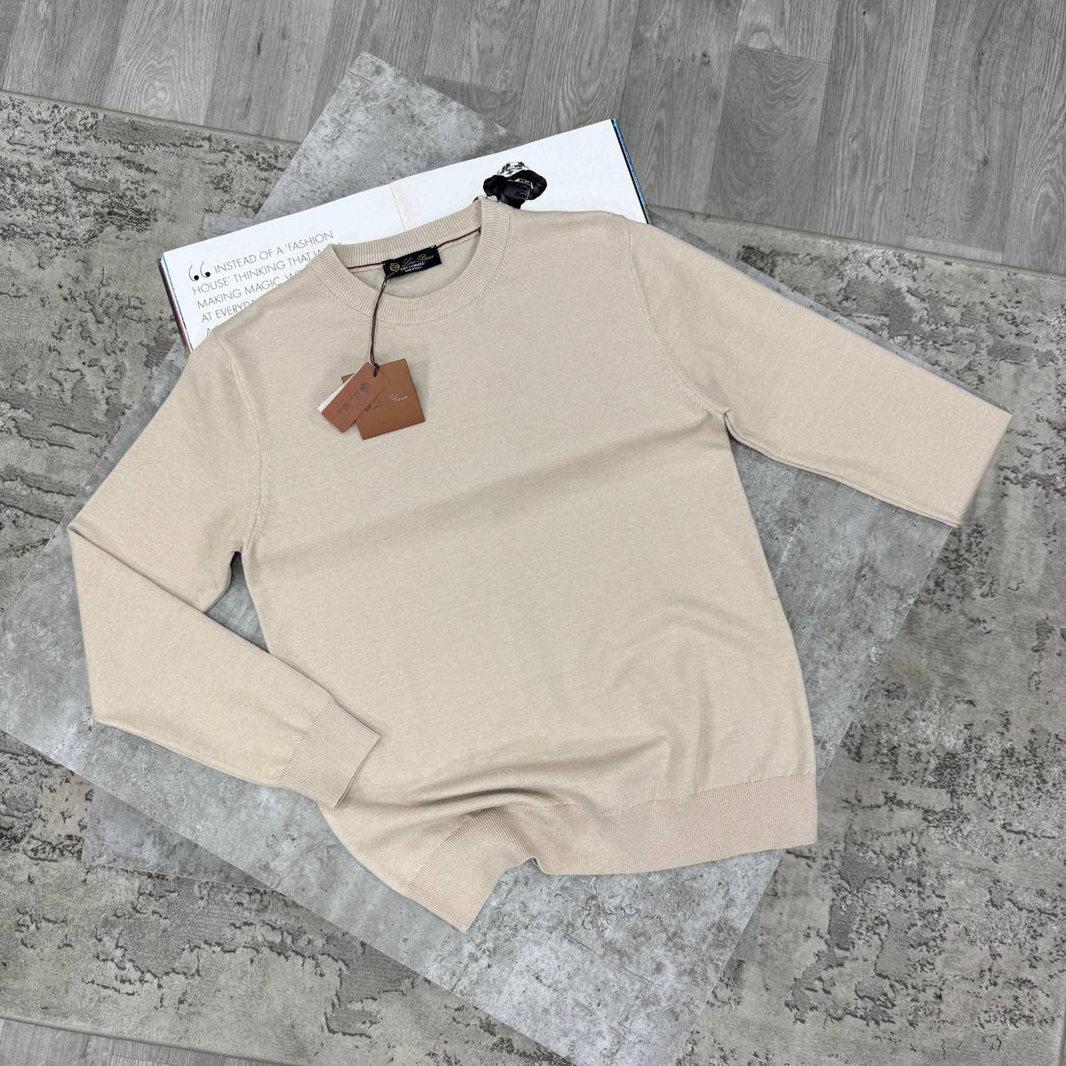 LORO KNIT JUMPER - BEIGE