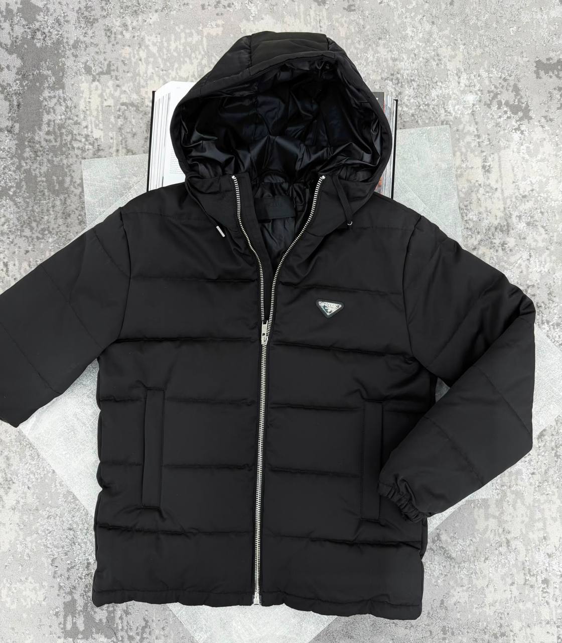 PDA PUFFER JACKET - BLACK