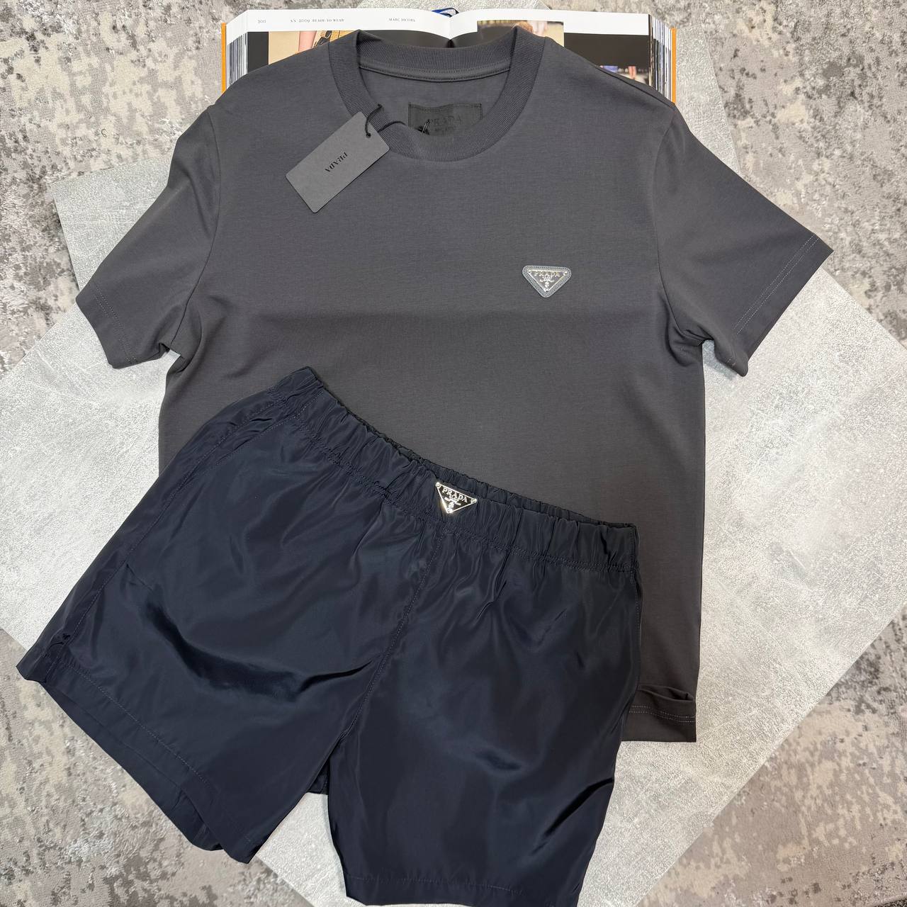 PDA SWIM SHORTS - NAVY