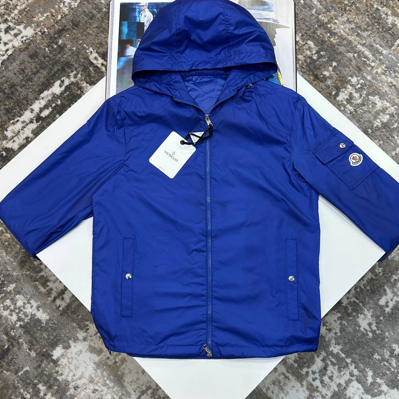 MNCLR ETIACHE WIND JACKET - BLUE