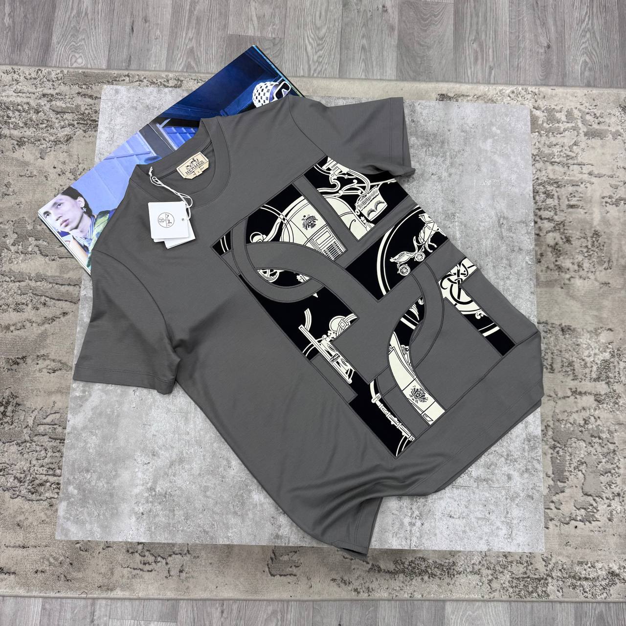 H EX-LIBRIS TSHIRT - GREY