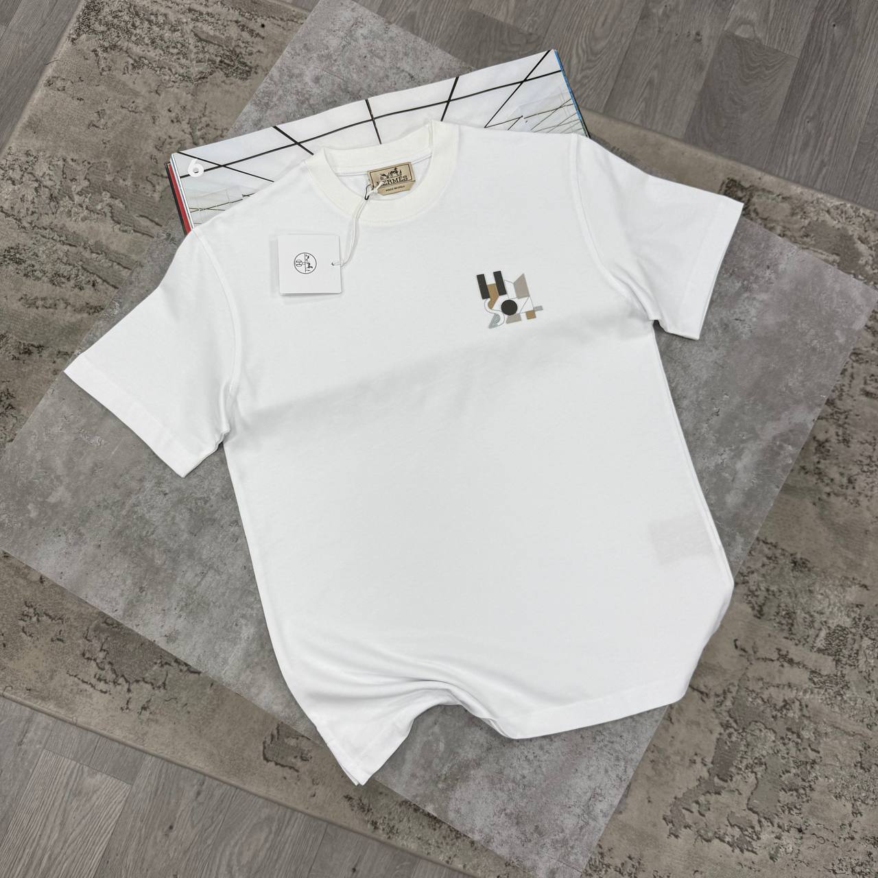 H PUZZLE TSHIRT - WHITE