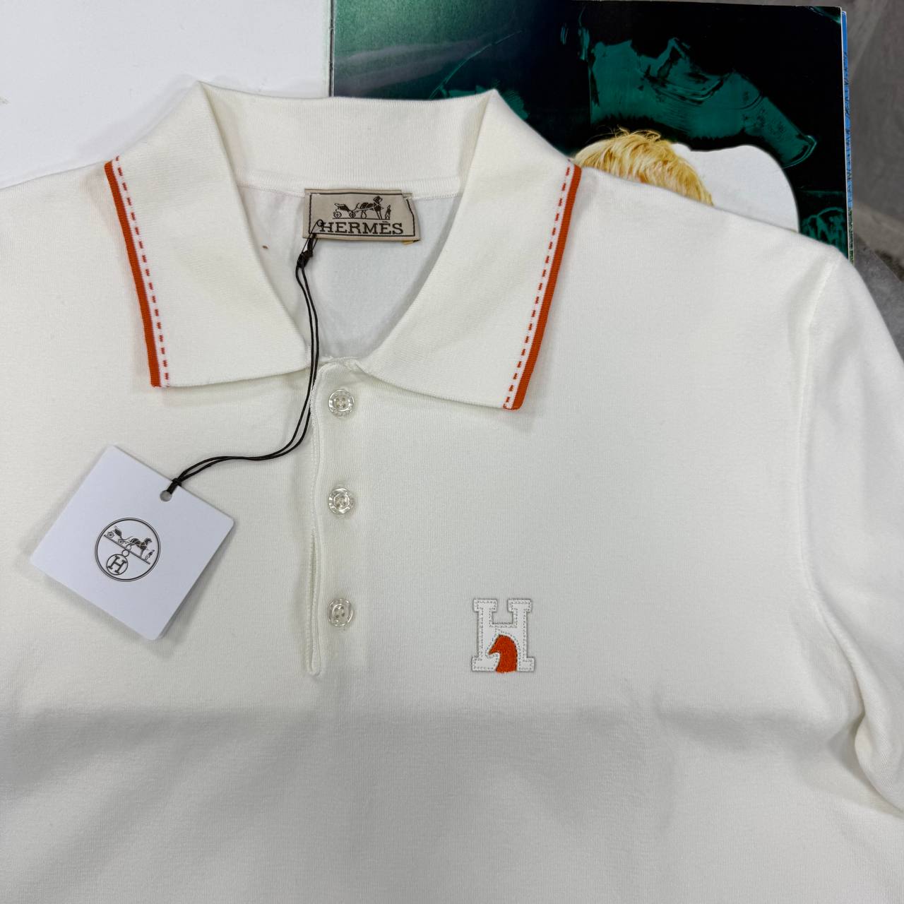 H POLO - WHITE