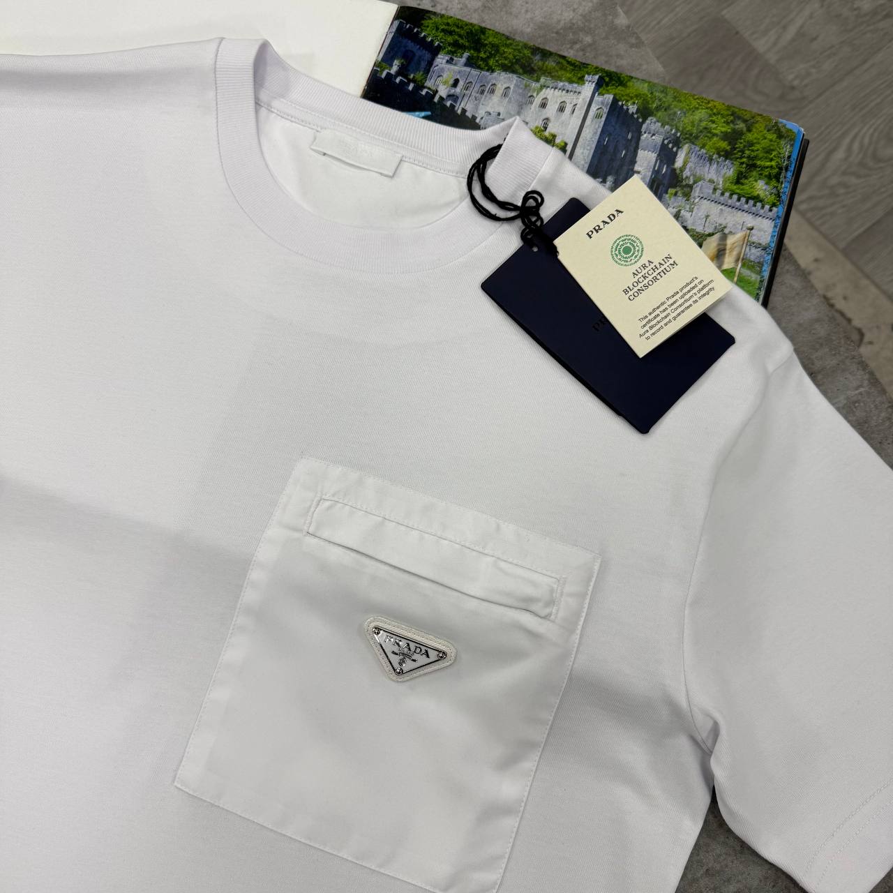 PDA POCKET T SHIRT - WHITE
