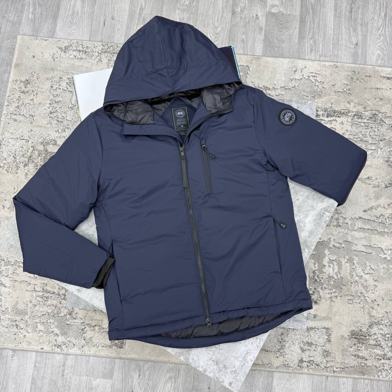 CG LODGE HOODIE JACKET - NAVY