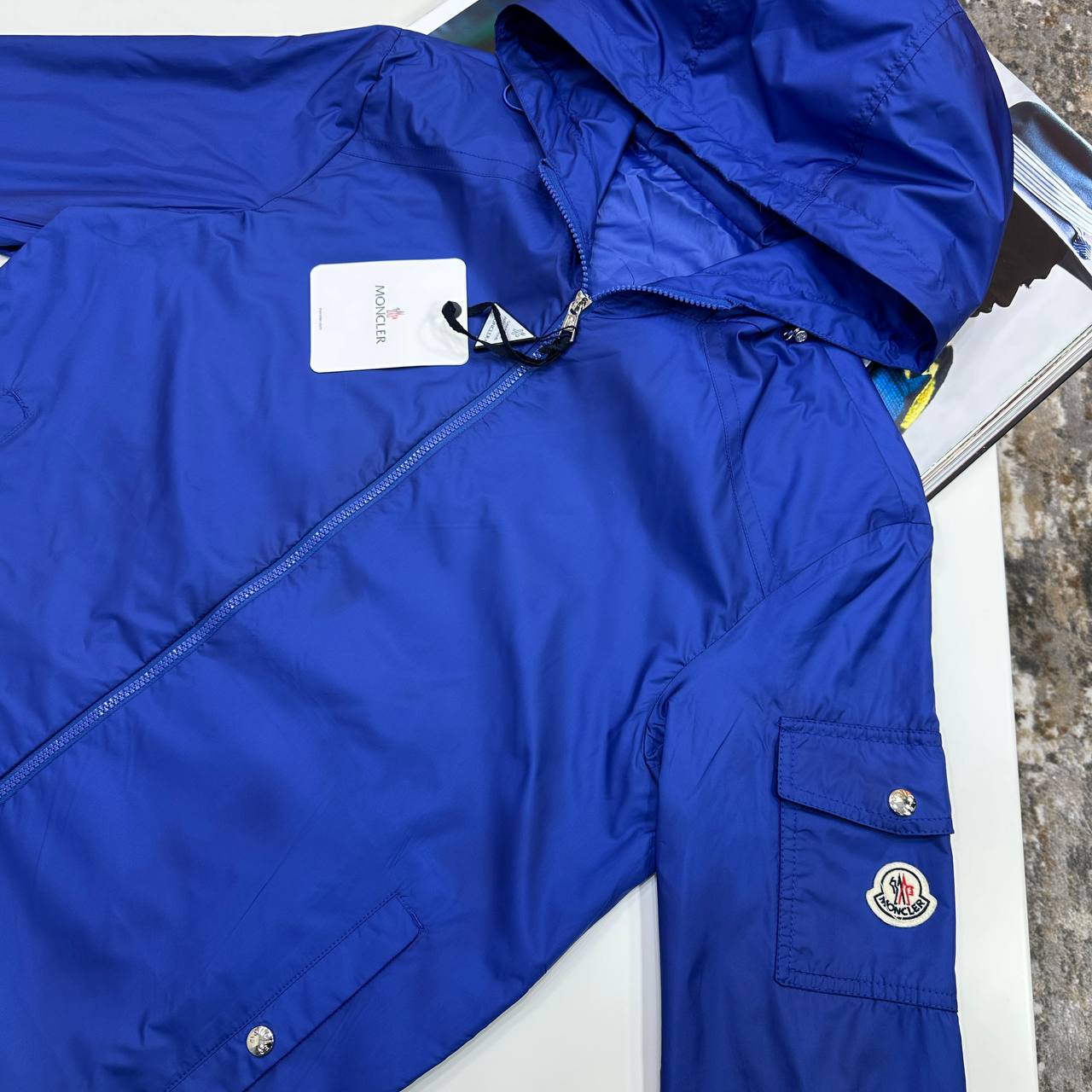 MNCLR ETIACHE WIND JACKET - BLUE