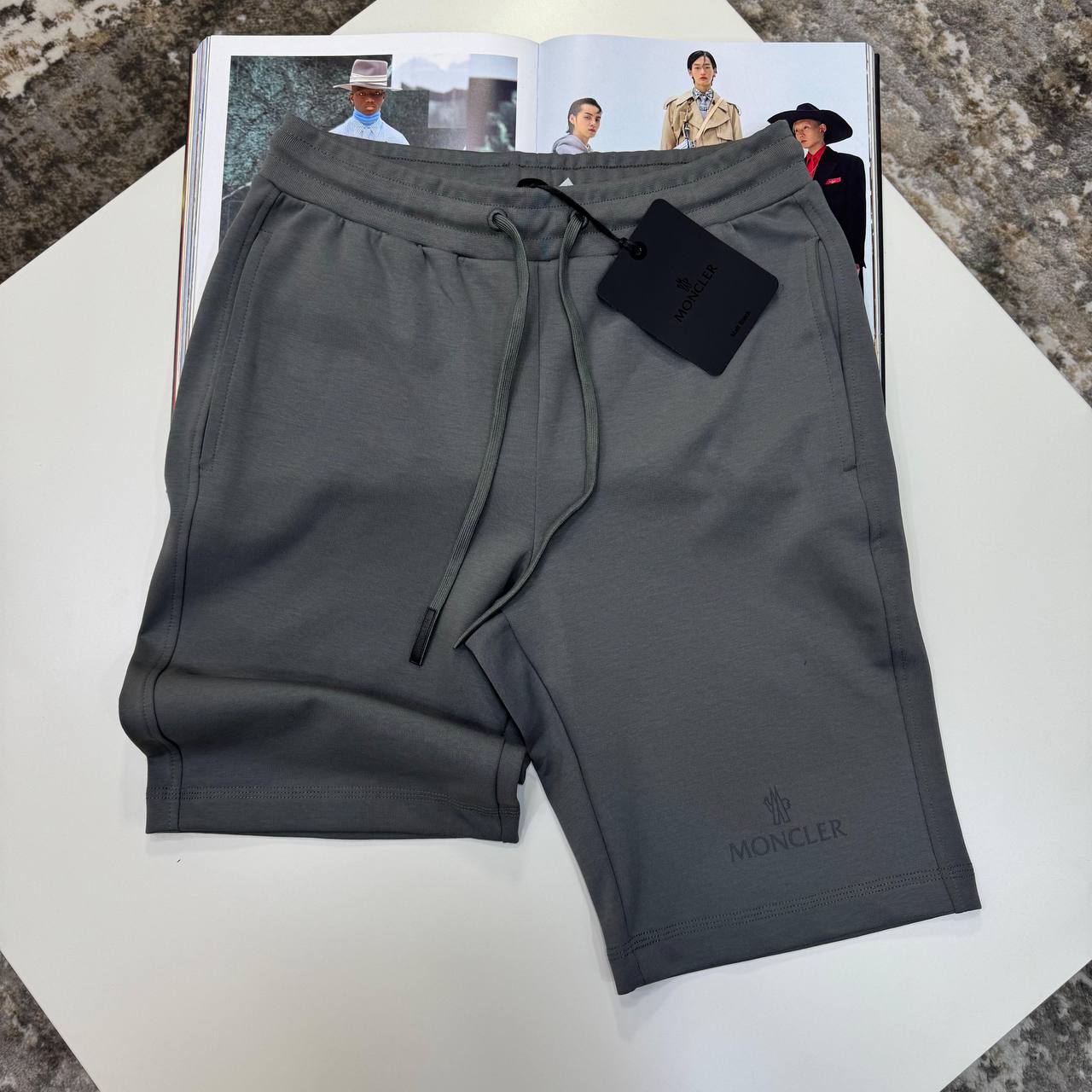 MNCLR DRAWSTRING SHORTS - CHARCOAL