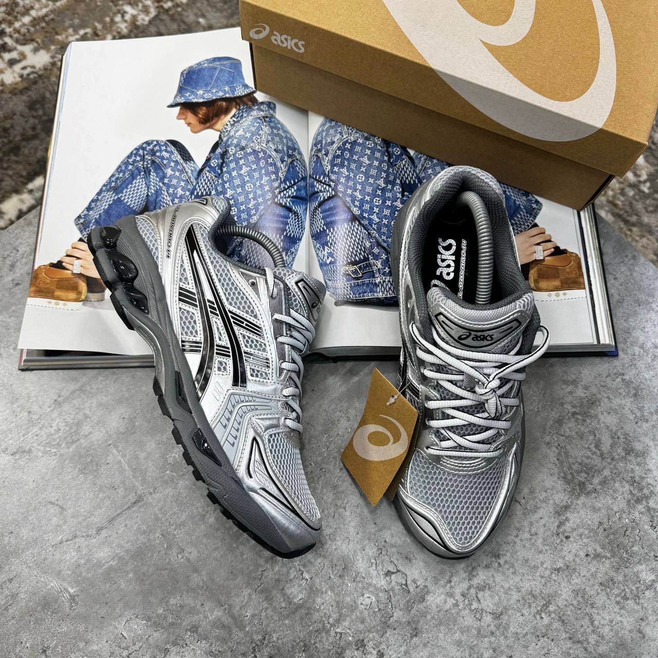ACS GEL TRAINERS - PURE SILVER / BLACK
