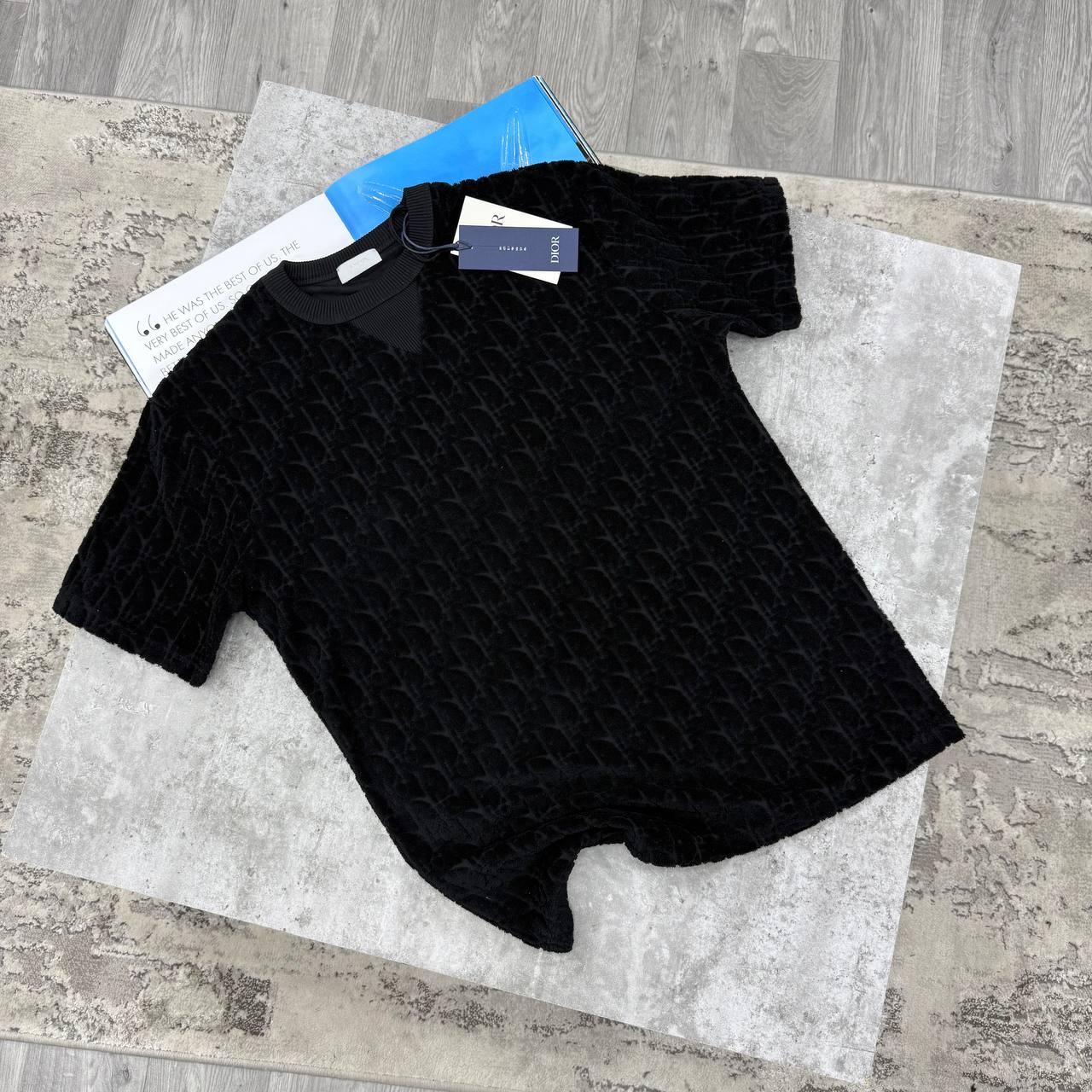 CD OBLIQUE TSHIRT - BLACK