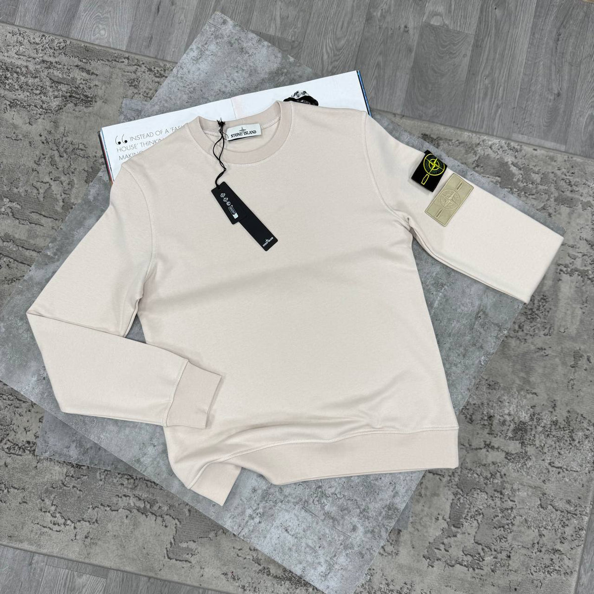 SI CREWNECK JUMPER - BEIGE