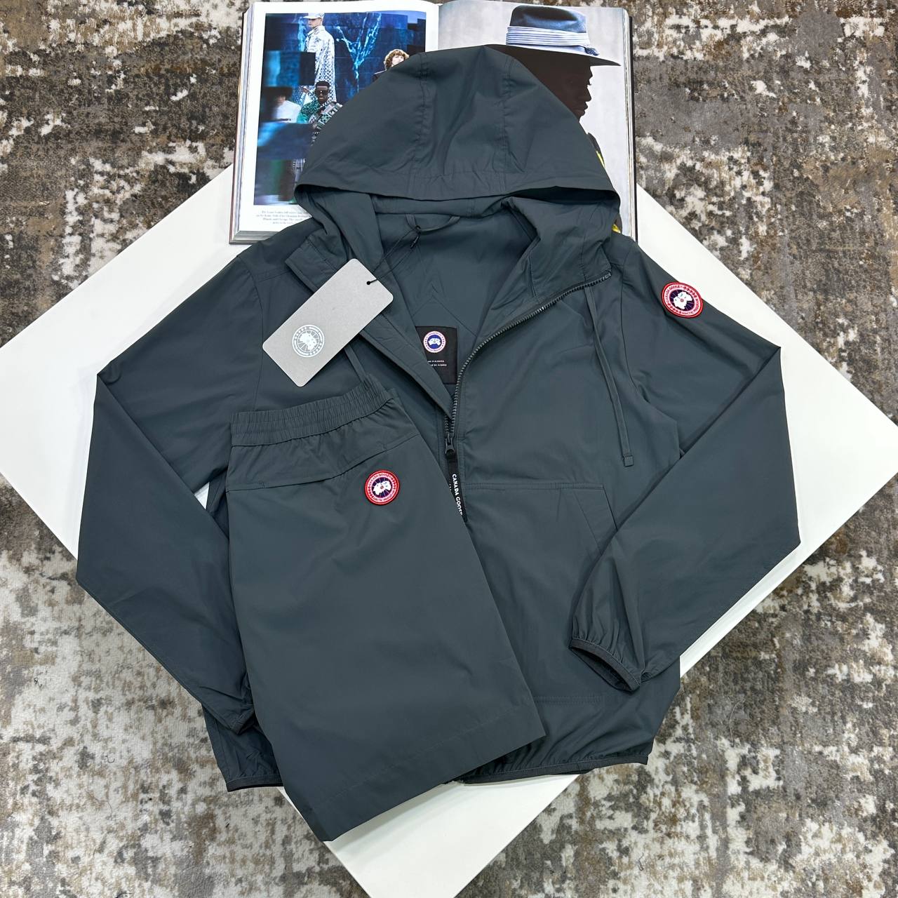 CG KILLARNEY WIND JACKET - CHARCOAL