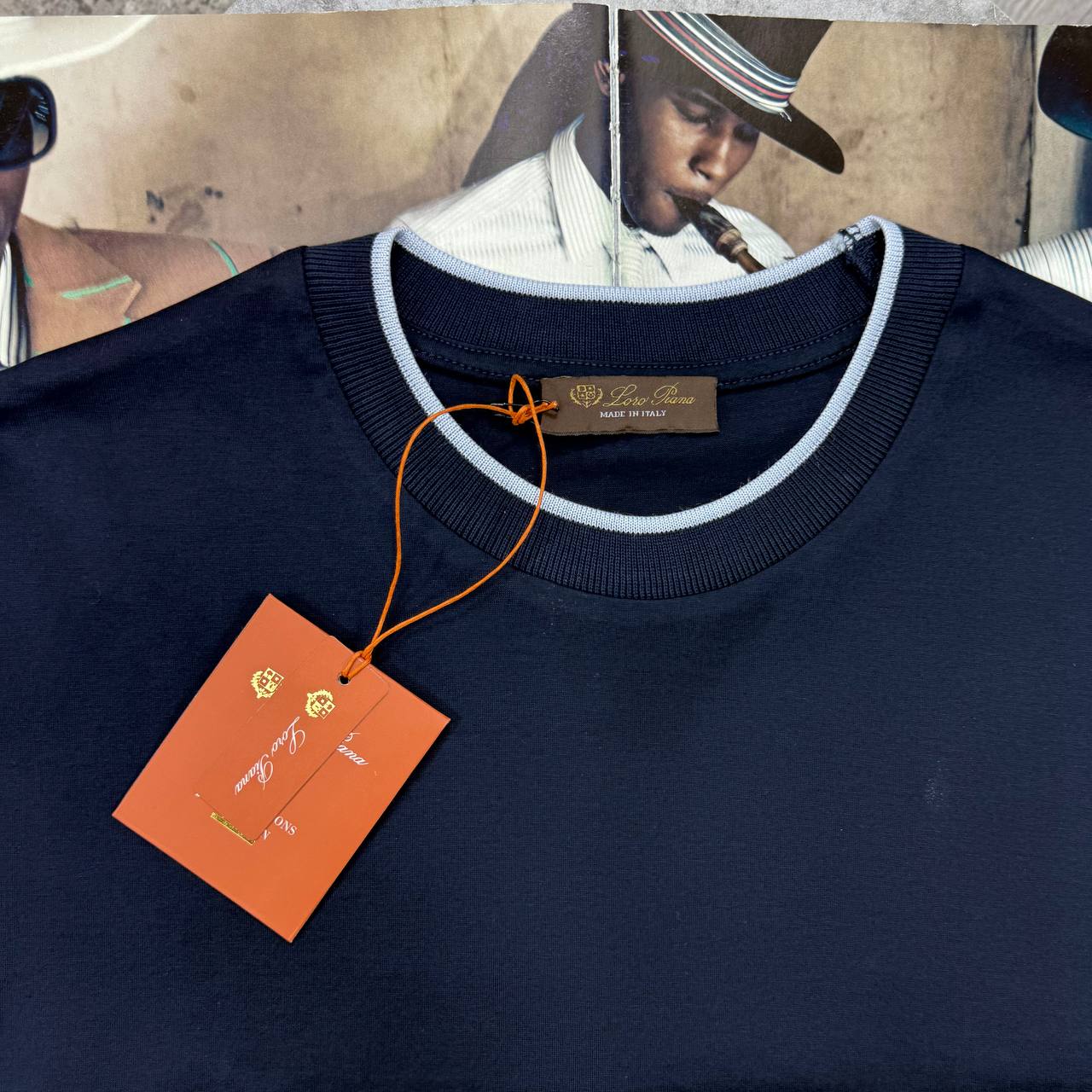 LORO PIQUÉ TSHIRT - NAVY