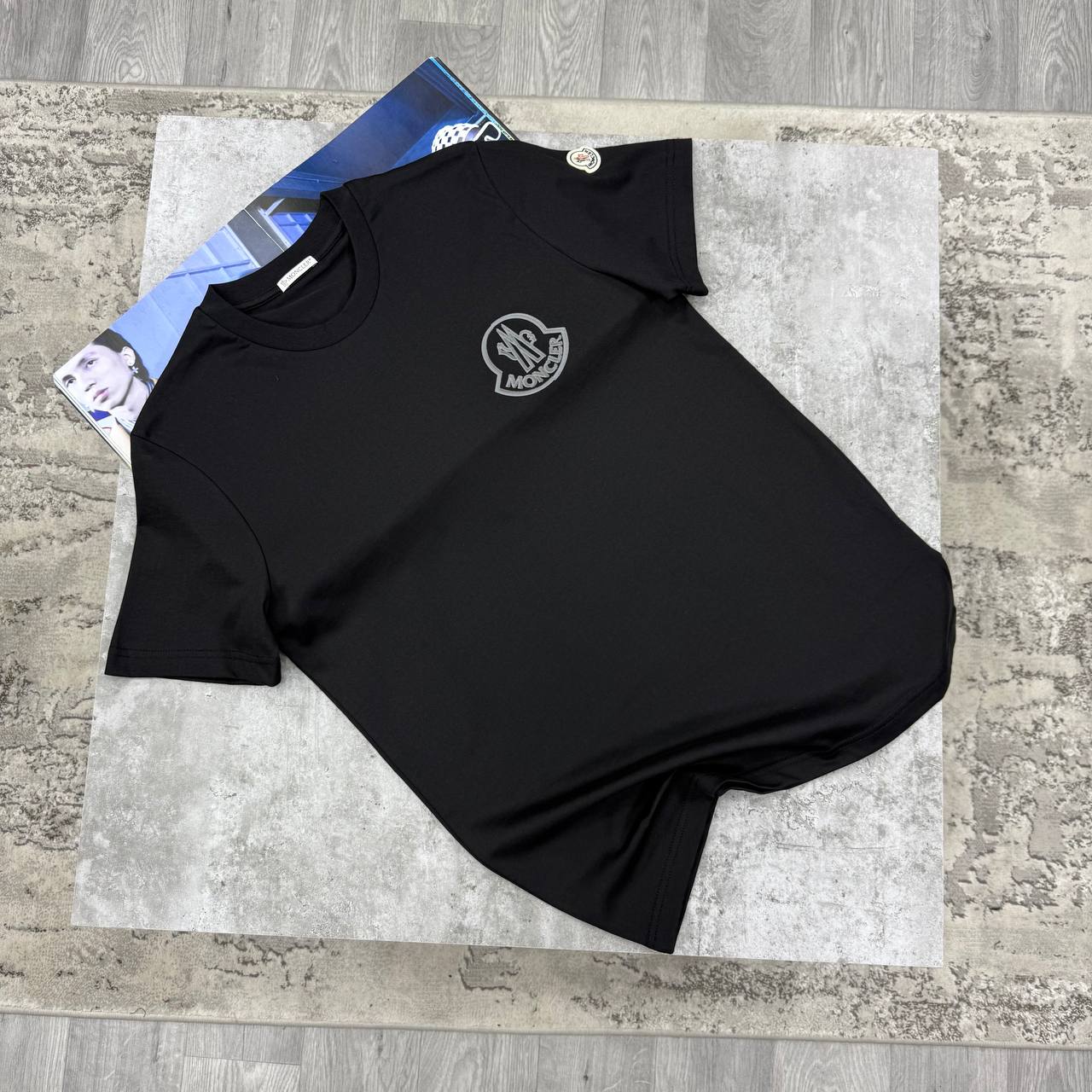MNCLR LOGO PATCH TSHIRT - BLACK