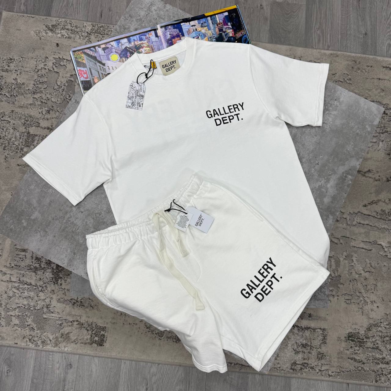 GD SHORT SETS - WHITE