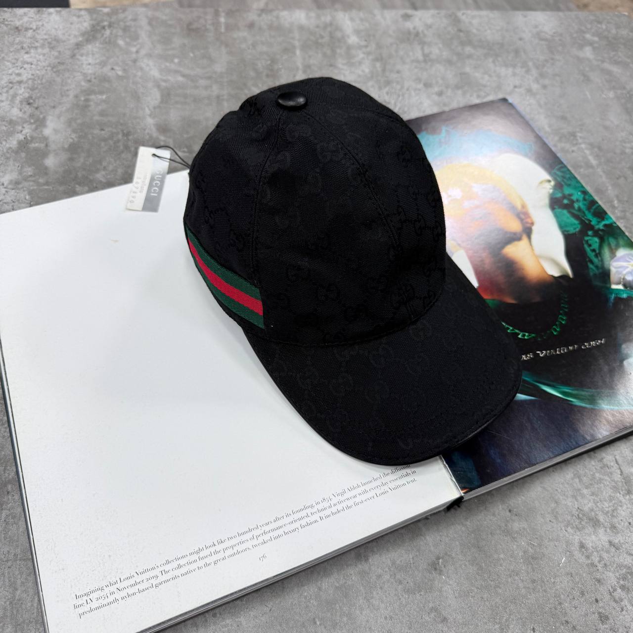 GCI BASEBALL CAP - BLACK / BROWN