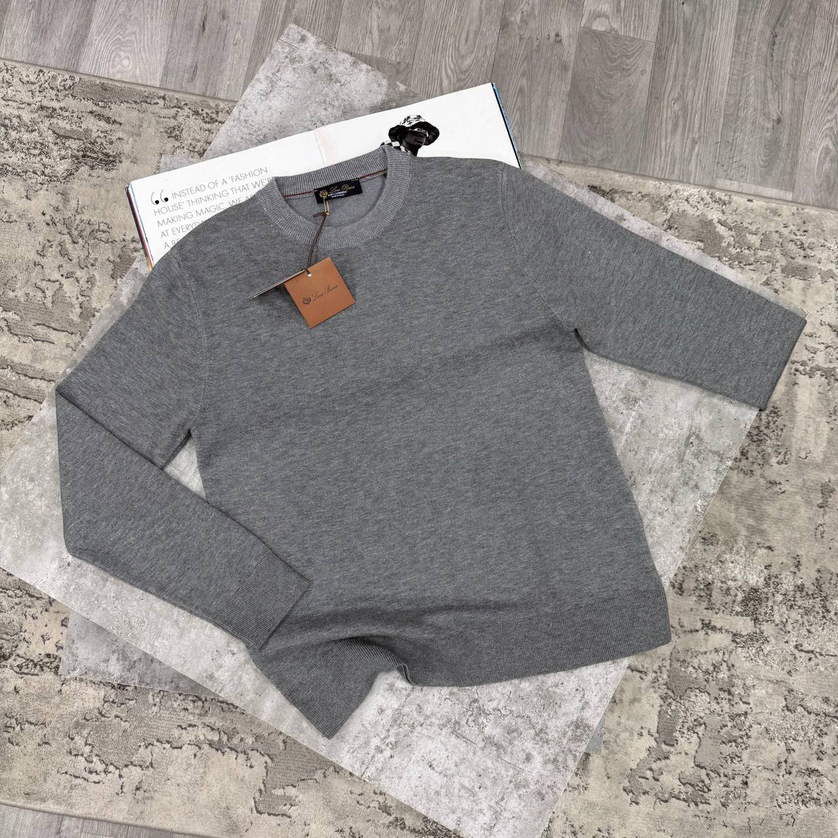 LORO KNIT JUMPER - GREY