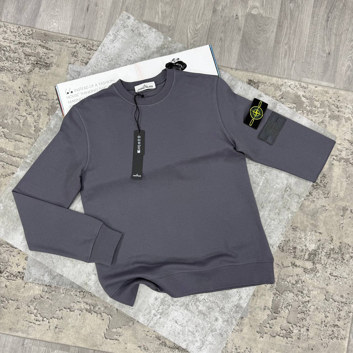 SI CREWNECK JUMPER - ANTHRACITE