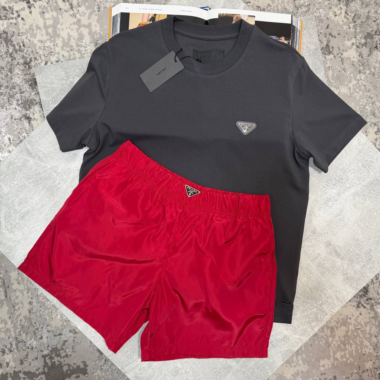 PRD SWIM SHORTS - RED