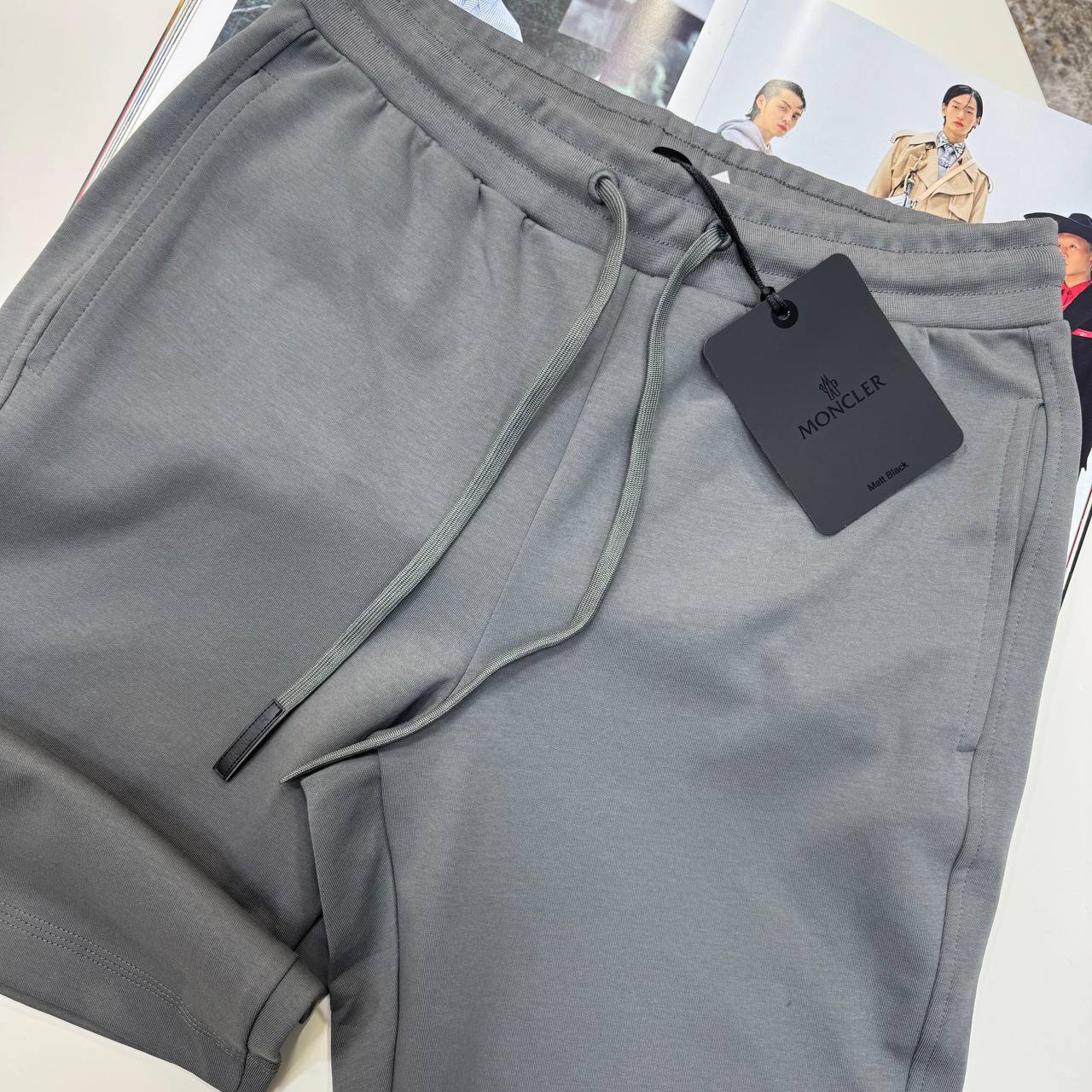 MNCLR DRAWSTRING SHORTS - CHARCOAL