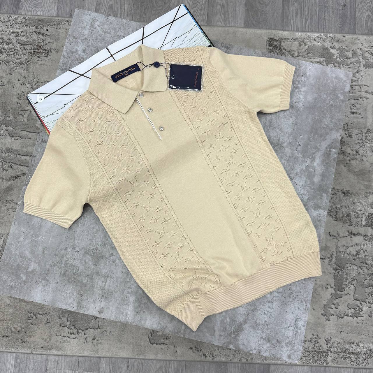 LVE SHORT SLEEVED POLO - BEIGE