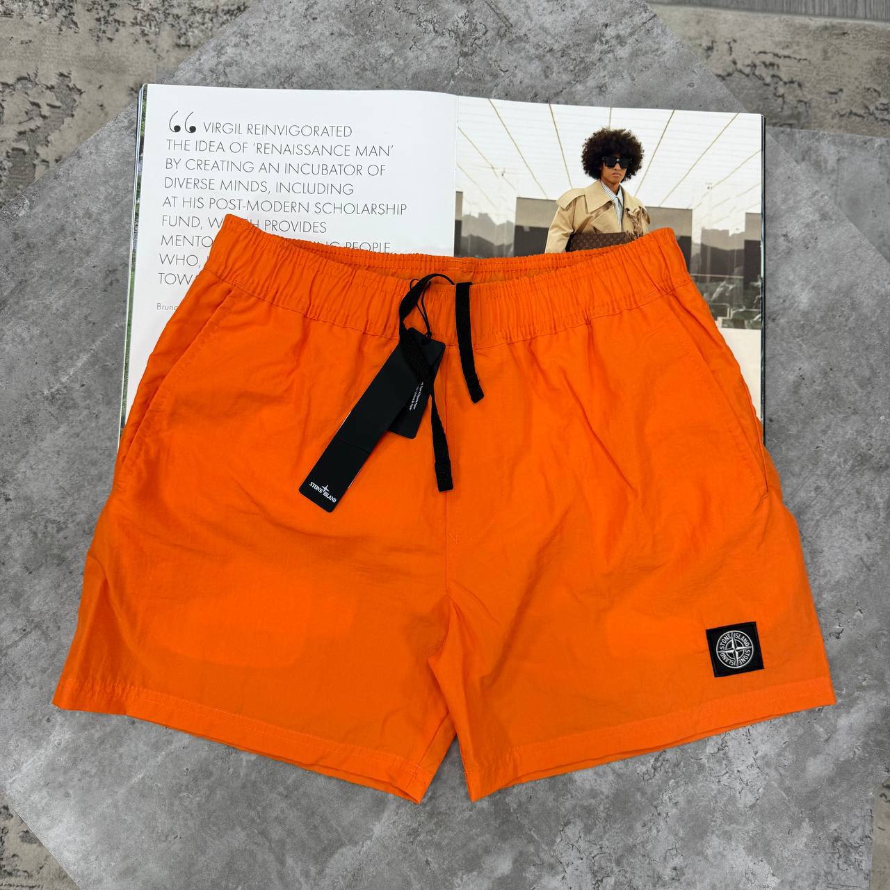 SI NYLON SWIM SHORTS - ORANGE